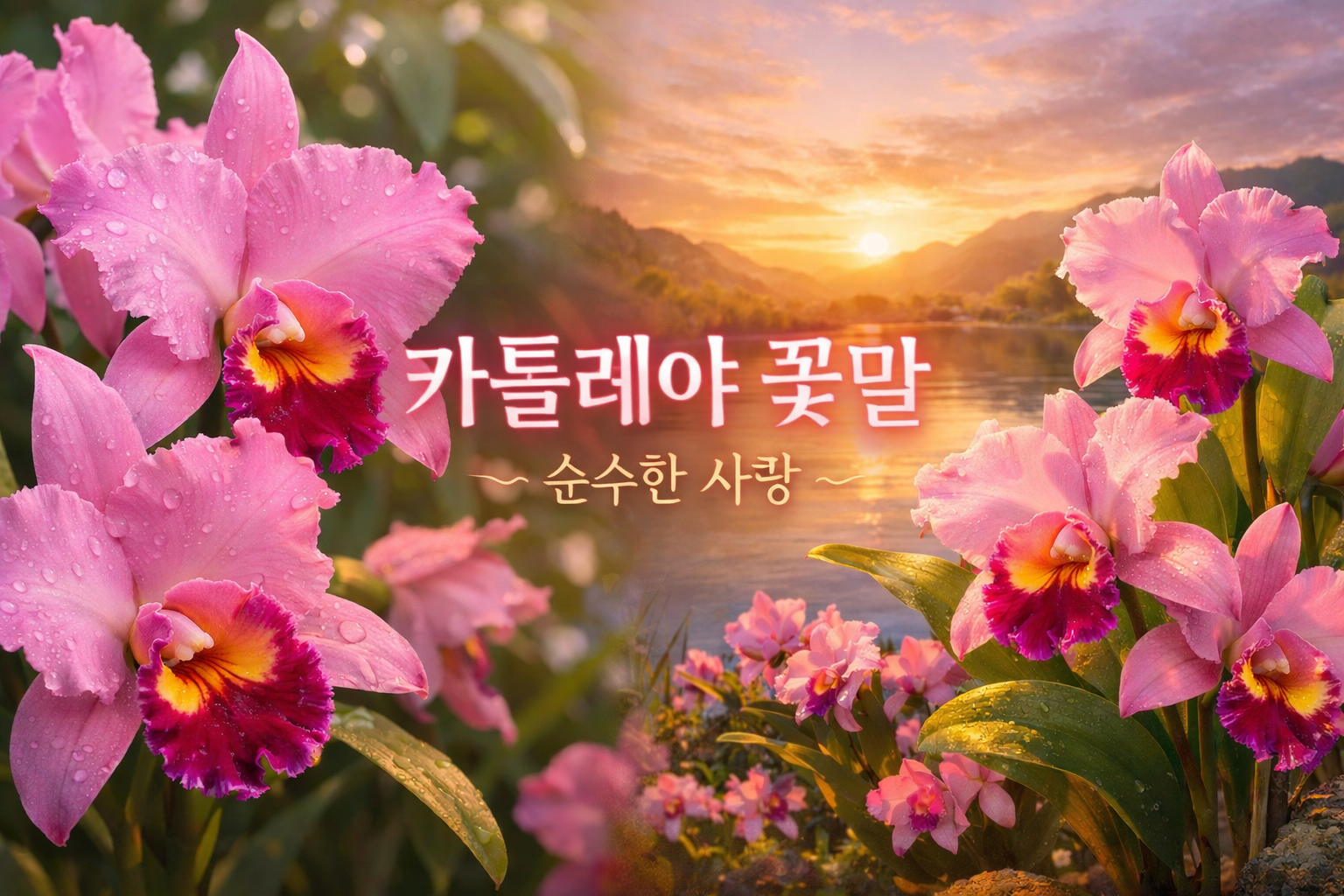 카틀레야 꽃말