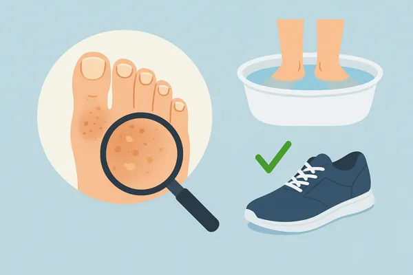 목욕탕에서 무좀 예방하는 방법