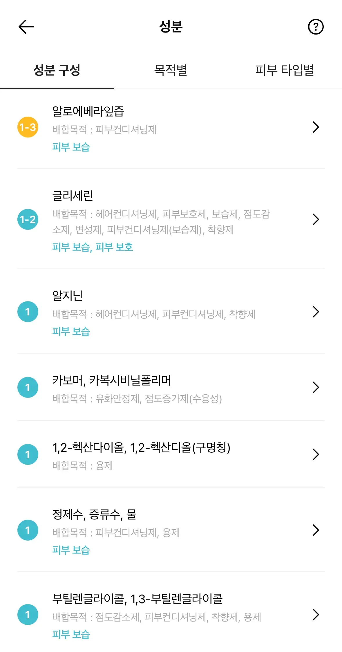알로에-99%-수딩젤-성분표