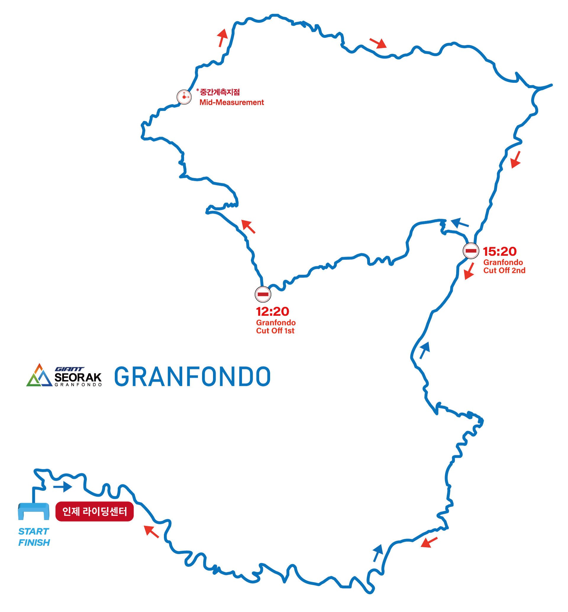 2026 세나 설악그란폰도 코스 지도 이미지