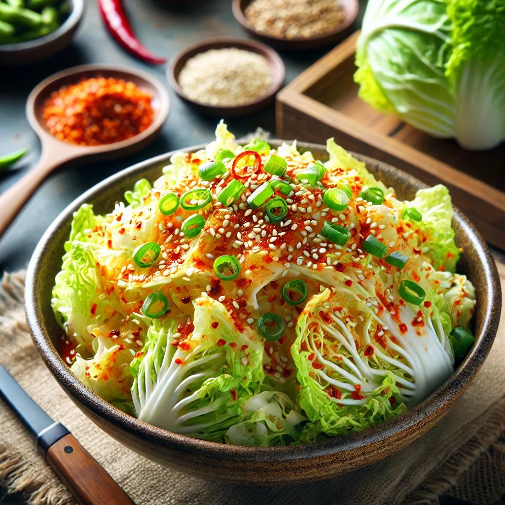 봄동 겉절이 양념 만드는 법 봄나물반찬