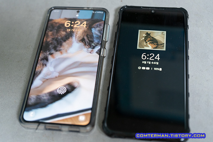 갤럭시 S21과 LG V50S