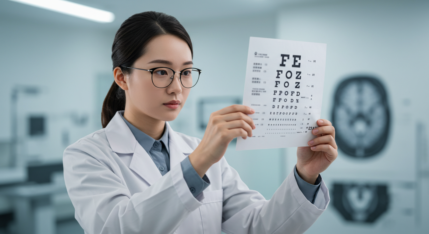 갑작스러운 시력 저하, 뇌 질환, 안과 질환