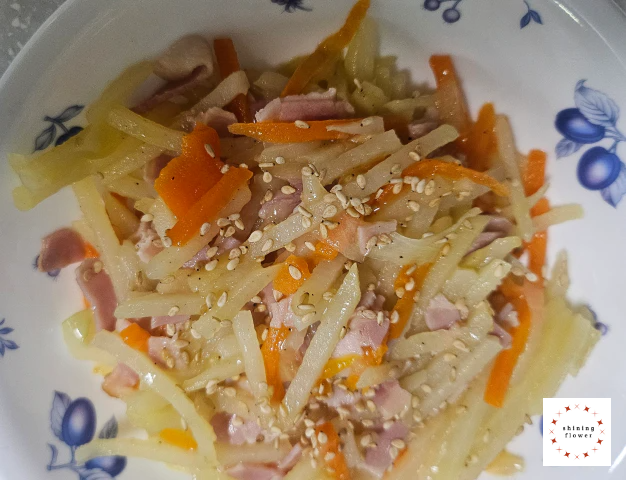 감자채볶음-완성