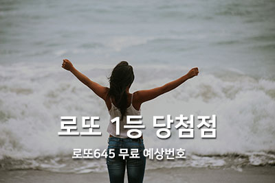 로또645 로또 당첨지역 1등 2등 복권 판매점 정보