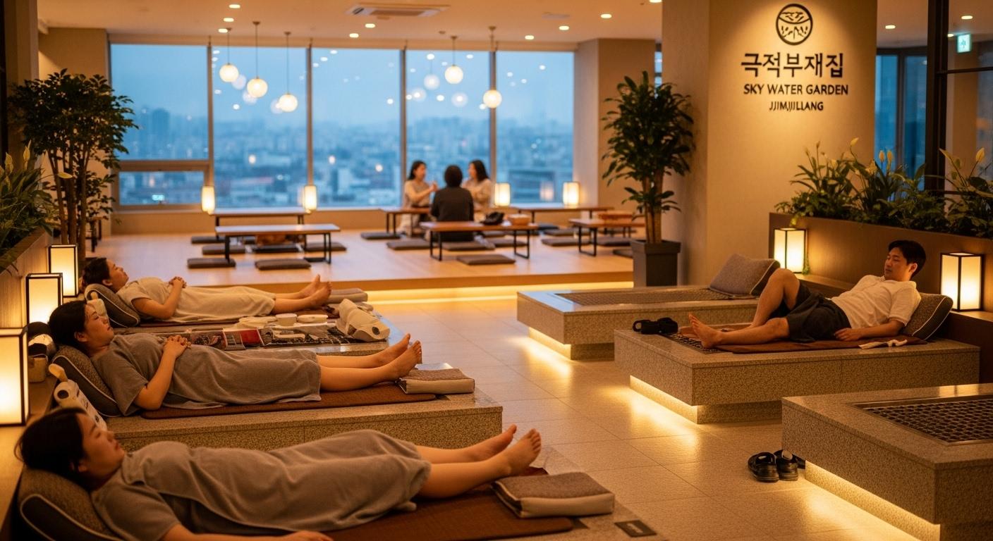 하늘물빛정원 찜질방