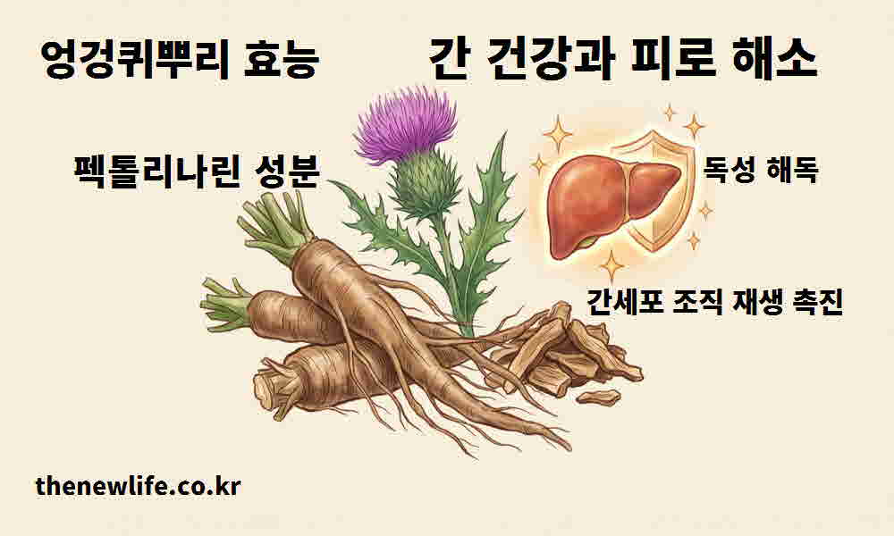 엉겅퀴뿌리 효능 간 건강 피로 해소