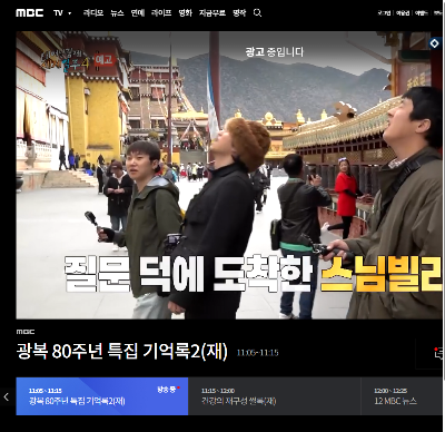 실시간TV 보기