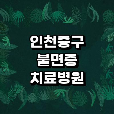 인천 중구 불면증