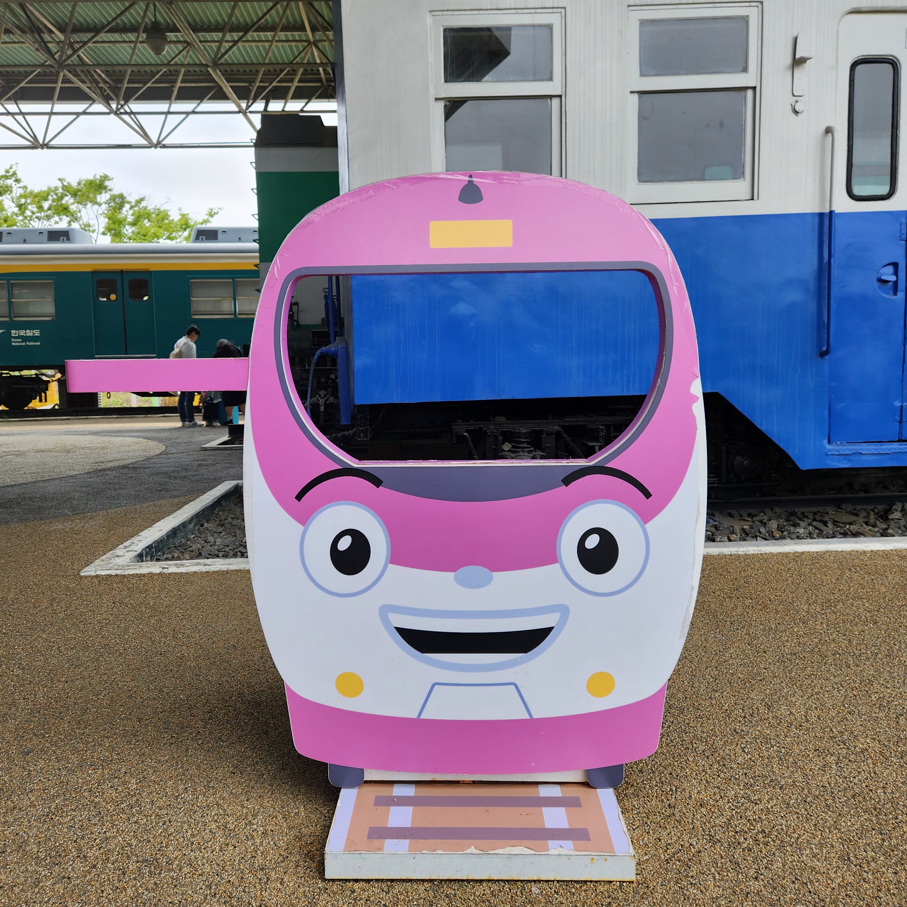 의왕철도박물관-포토존-지니