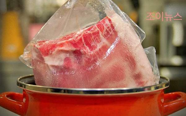 상온 해동의 장단점, 주의사항, 해동시간_출처:유튜브 정육왕