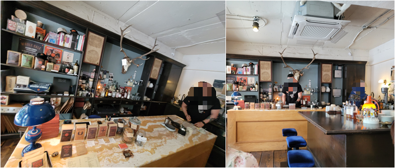 망원 카페 비전스트롤 카운터 및 주방