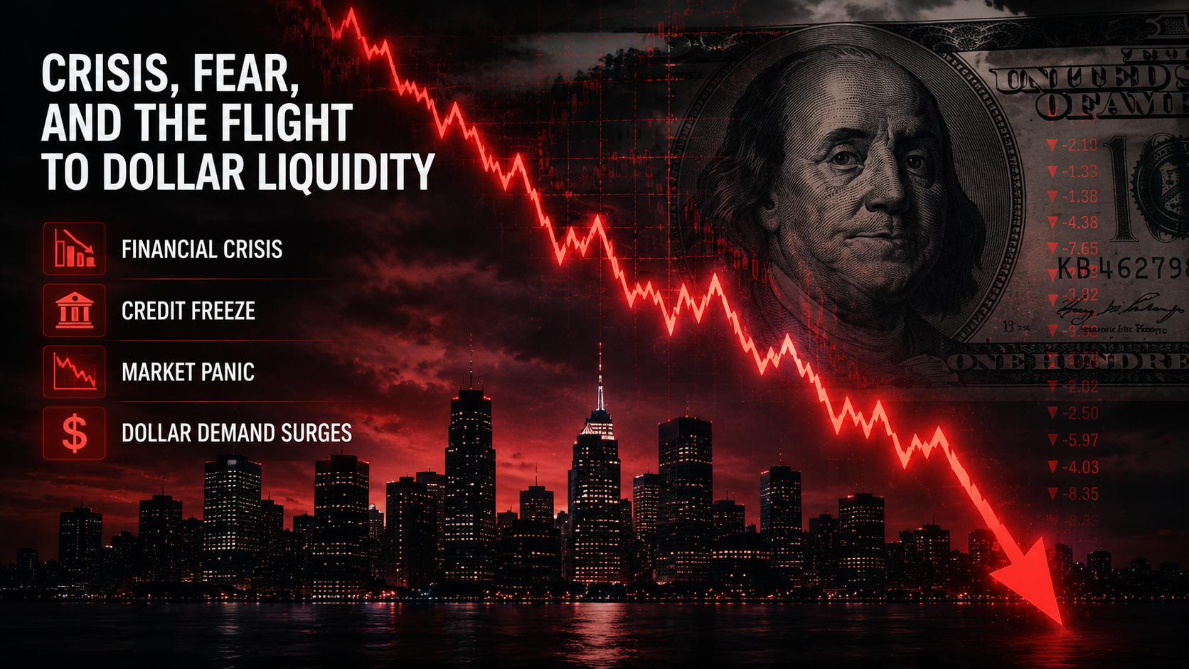 Financial crisis and rising demand for U.S. dollar liquidity