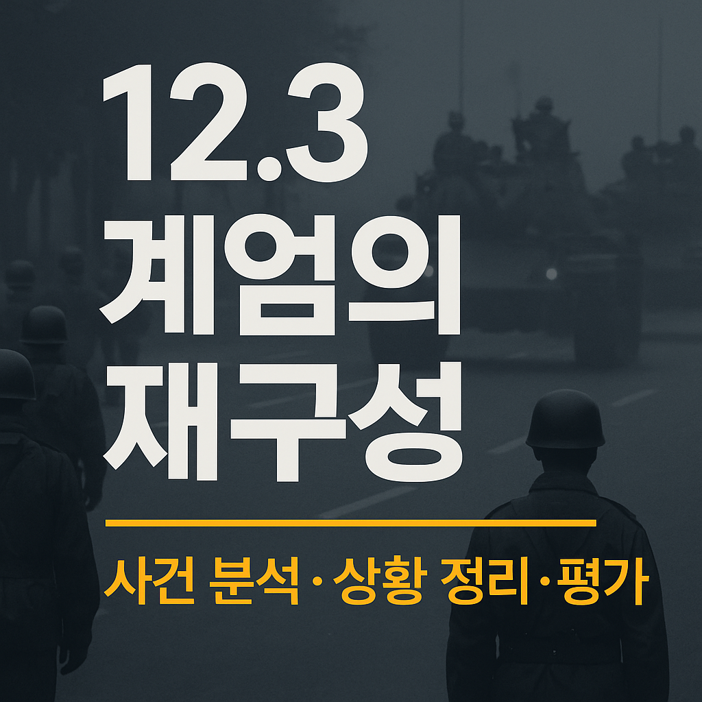 12.3 계엄의 재구성 ❘ 사건 분석, 상황 정리, 평가