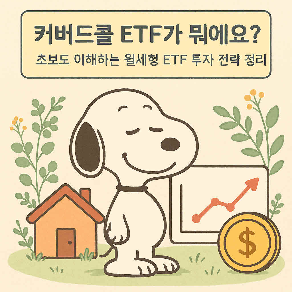 초보도 이해하는 월세형 ETF 투자 전략 정리