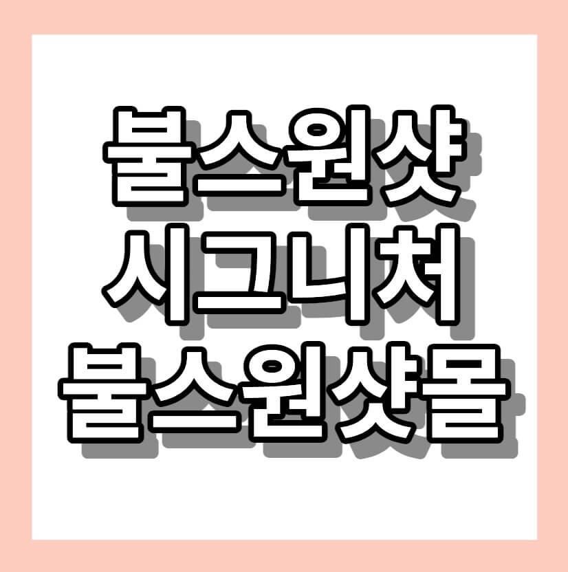 불스원샷 시그니처, 불스원샷몰