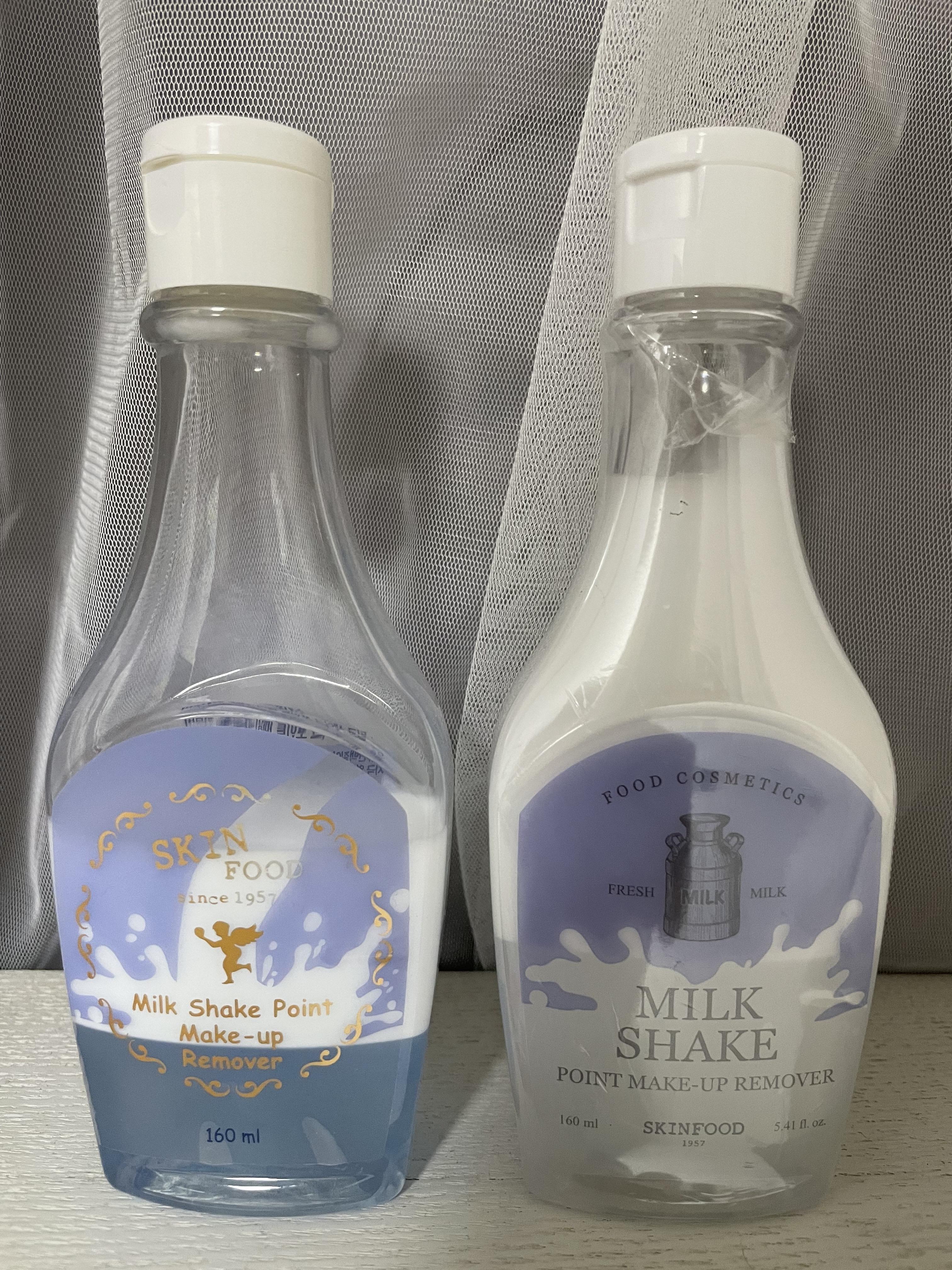 밀크 쉐이크 포인트 메이크업 리무버 제품 디자인 리뉴얼 전▶후