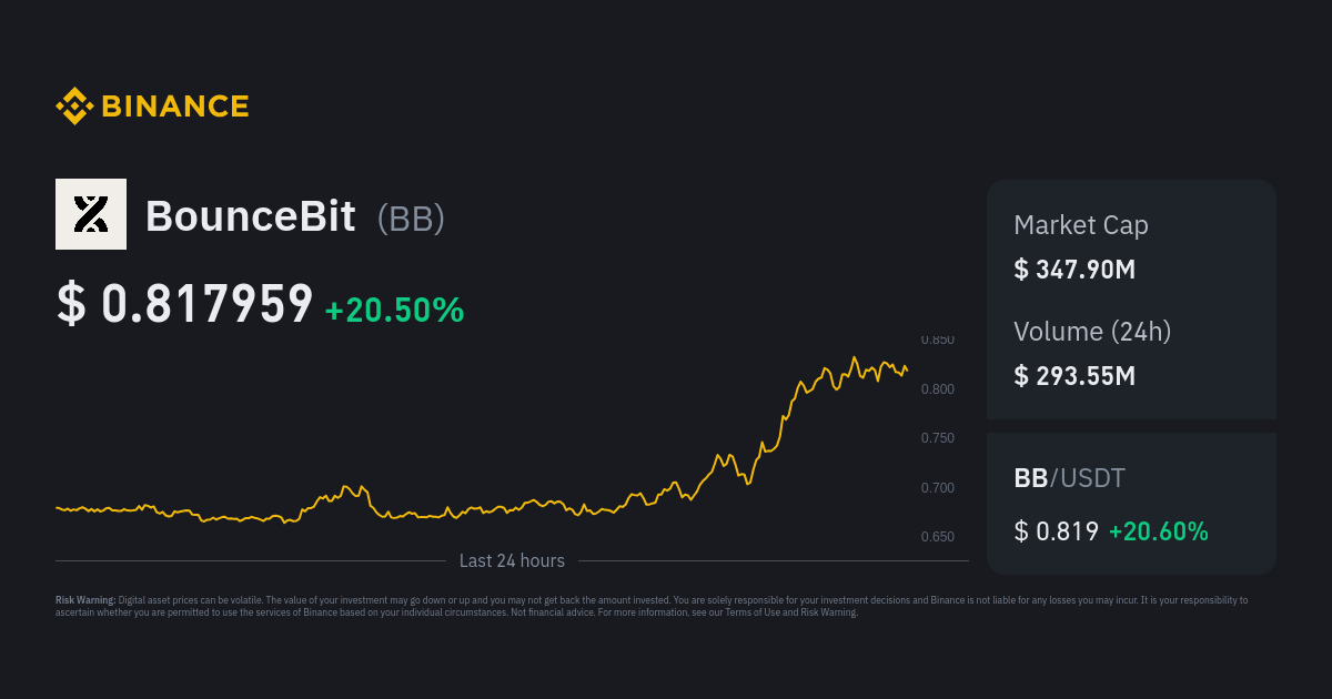 바운스빗(BounceBit) 코인 가격, 차트 분석, 시세 전망, 호재, 상승 원인, 급등이유