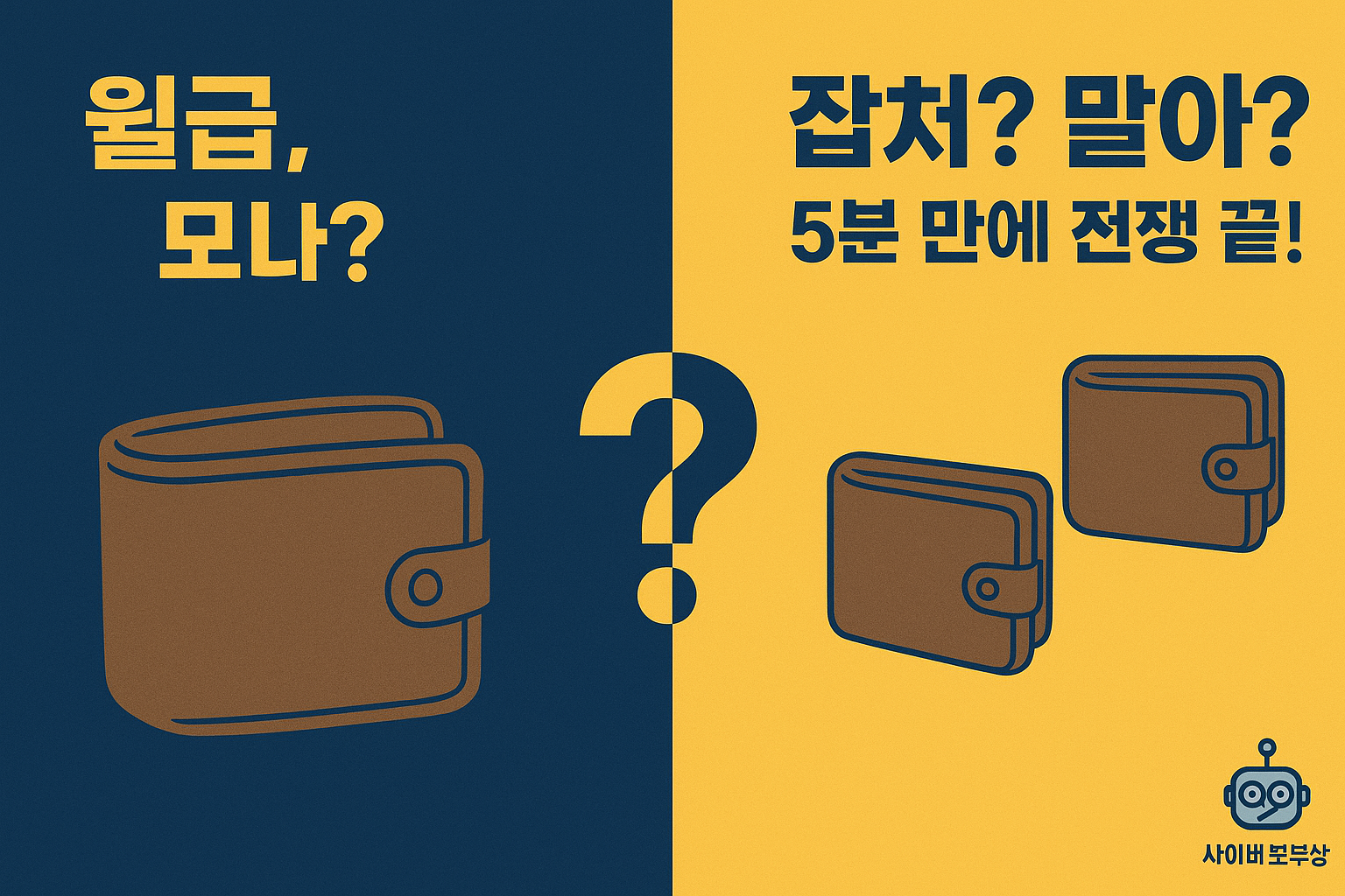 맞벌이 돈관리 아직도 고민? 이걸로 5분 만에 종결