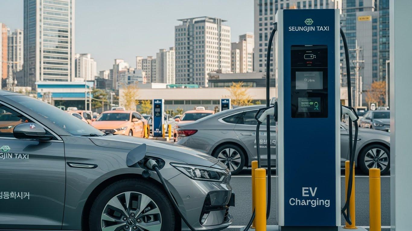 승진택시 전기차충전소