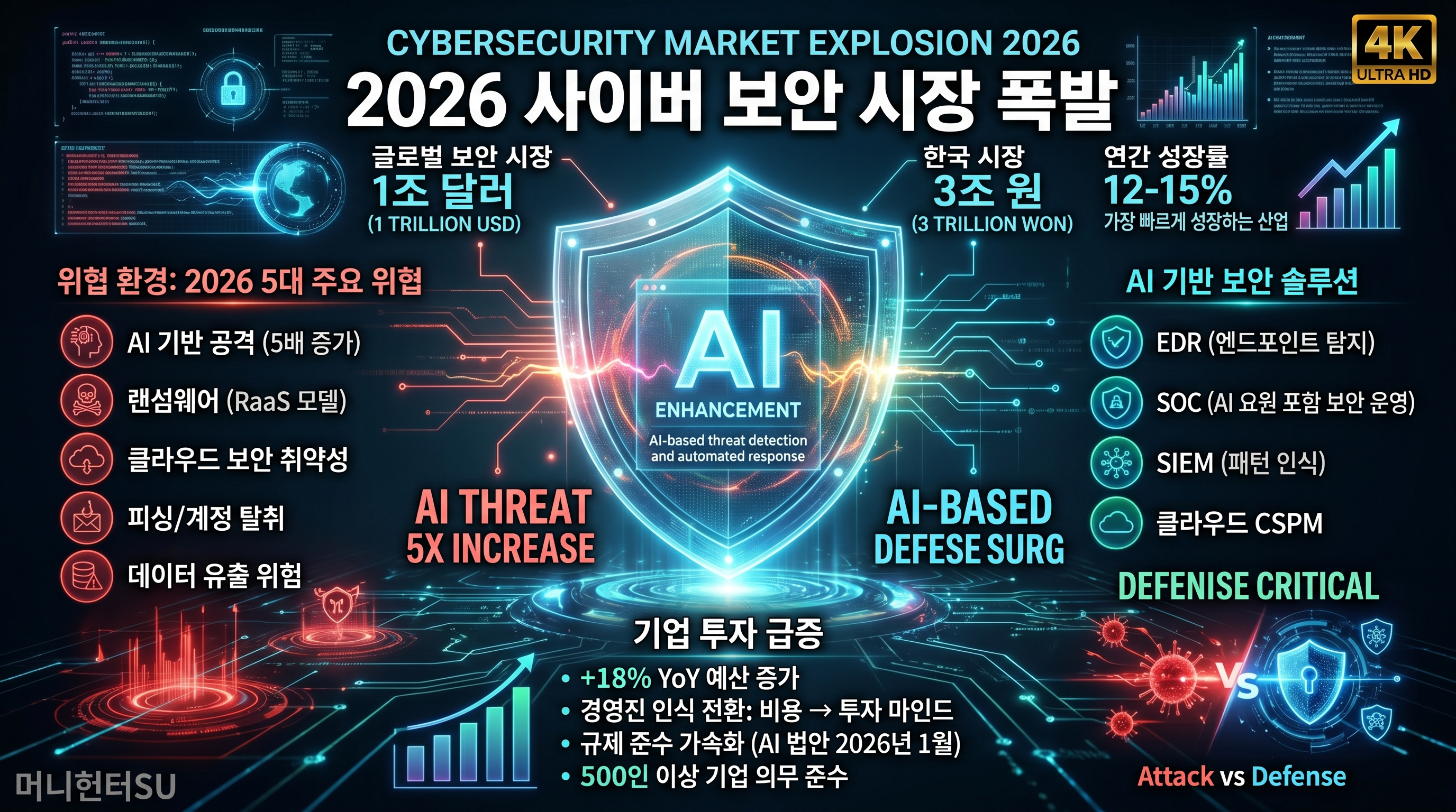 2026 사이버 보안 시장 폭발