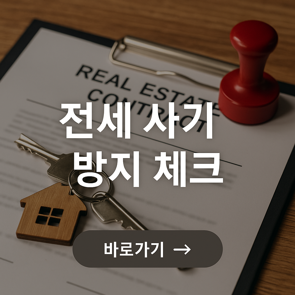 전세 사기 방지 체크