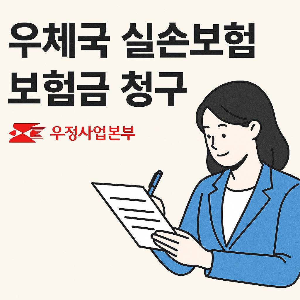 우체국 실손보험 보험금 청구
