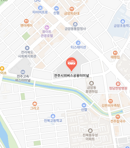 전주시외버스터미널 위치