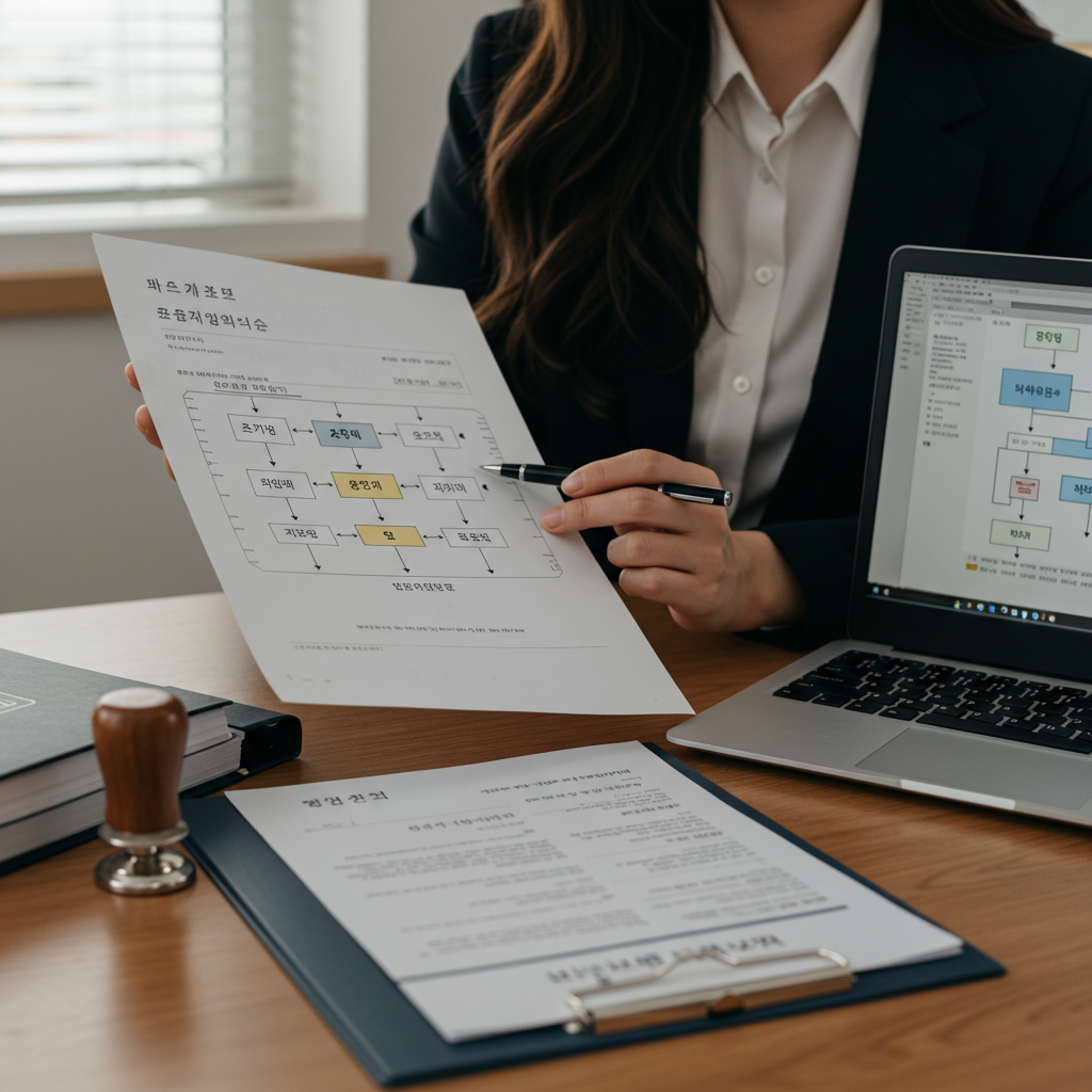 핵심 법&middot;규정 구조 한눈에