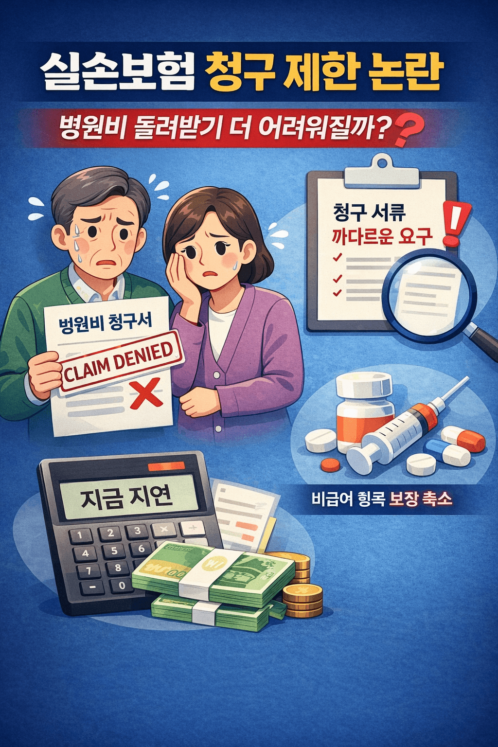 실손보험 청구가 점점 까다로워지고 있다는 논란에 관한 설명 이미지