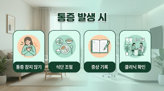 담낭염 주의 행동 방치 진통제 기름진 음식 검사