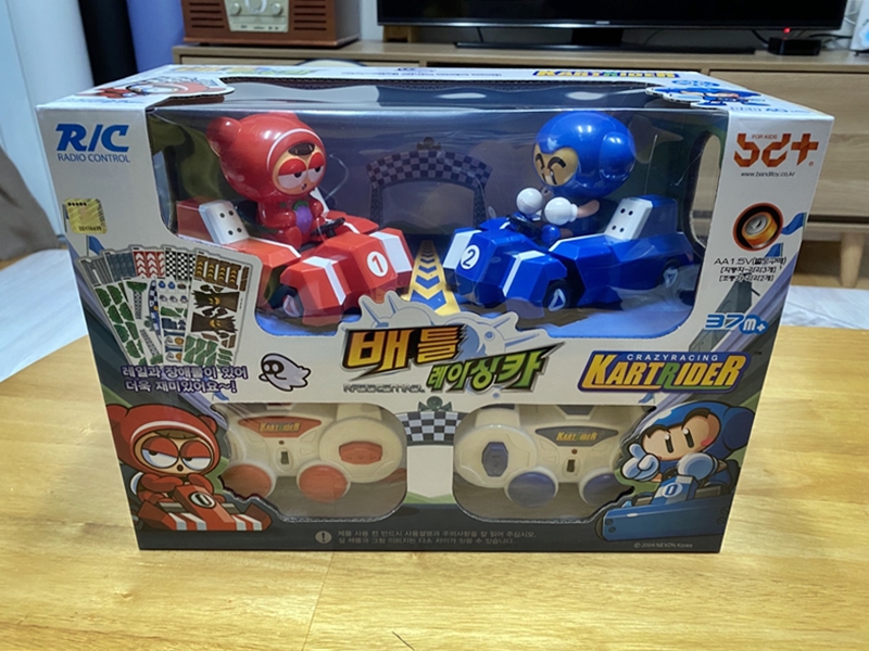 카트라이더 배틀 레이싱카 RC카 장난감