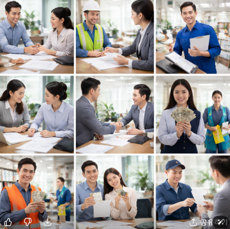 근로자 안심대출 그림