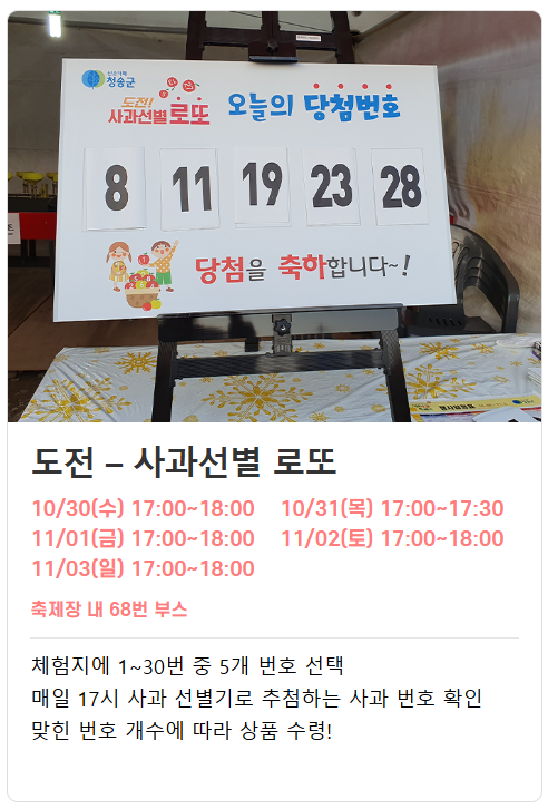청송사과축제
