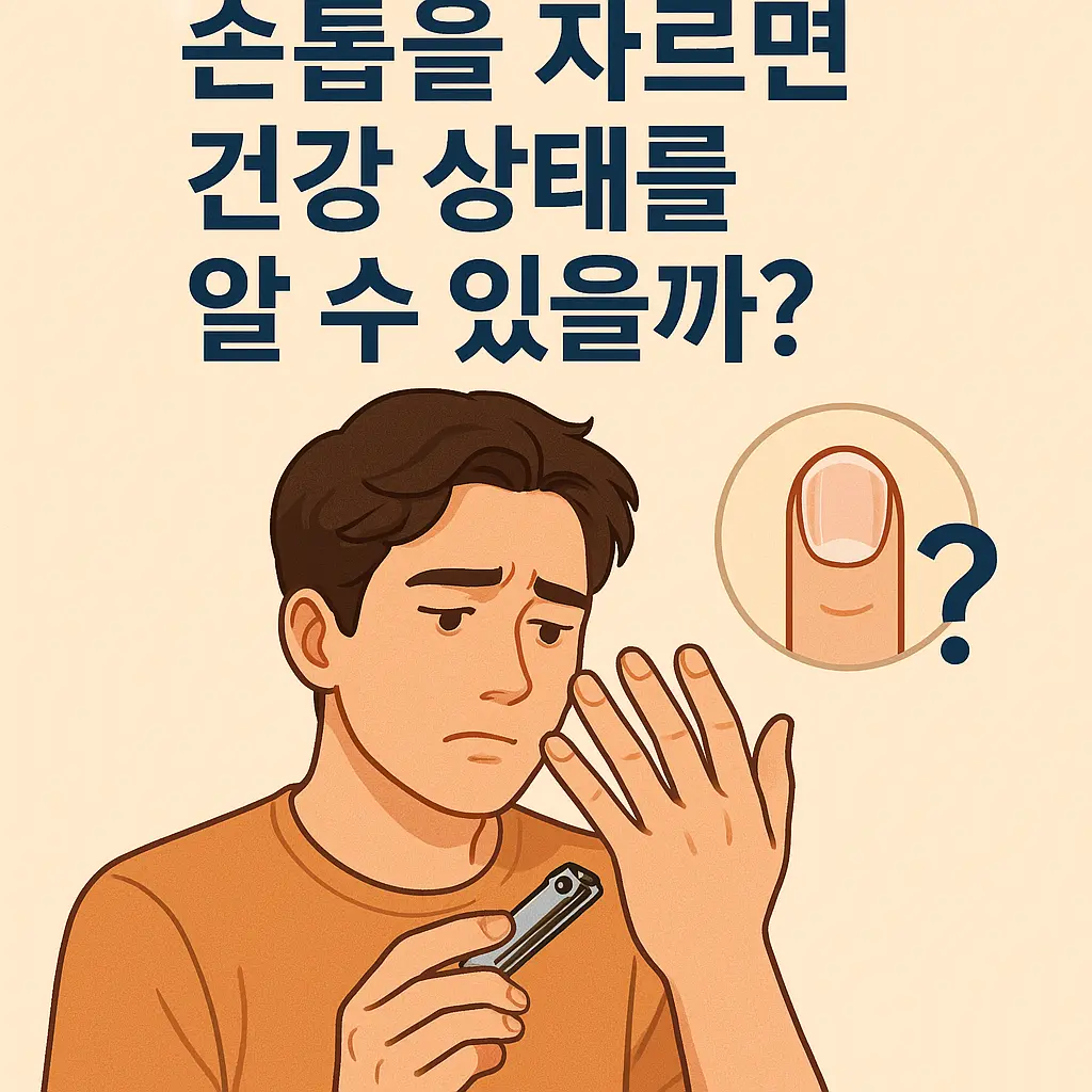 손톱을-자르며-손톱을-확인하는-남성