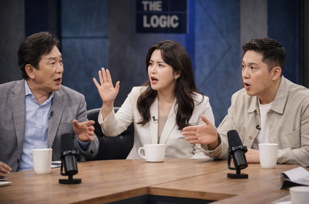 더로직 첫방 출연진 갈등, 팽팽한 대립 현장 포착