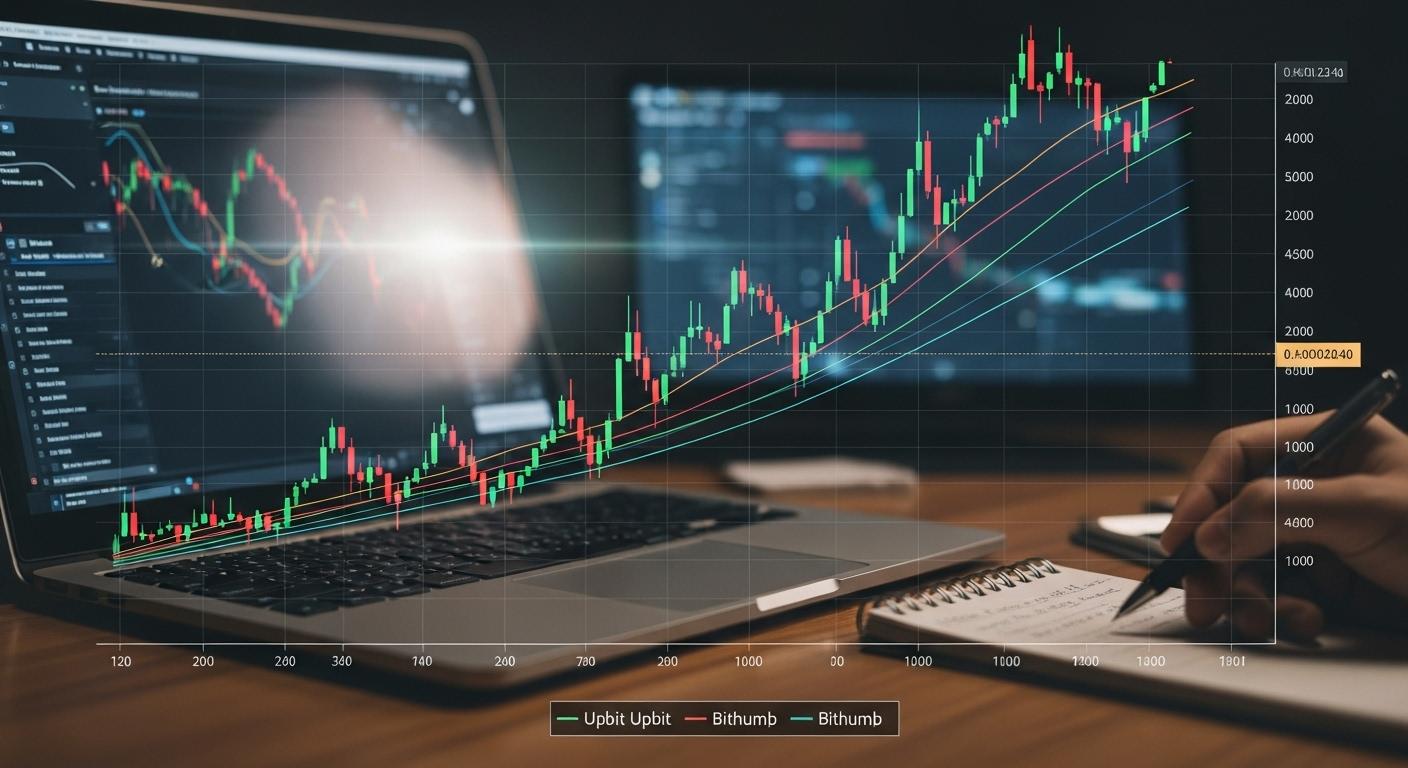 업비트 빗썸 이동 평단가