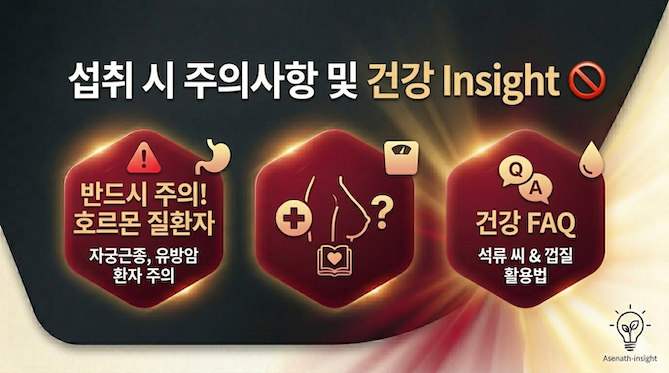 석류 섭취 시 반드시 주의해야 할 사항