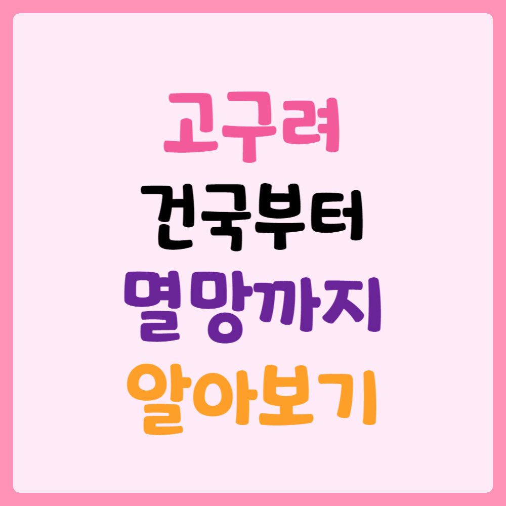 고구려의 역사적 여정