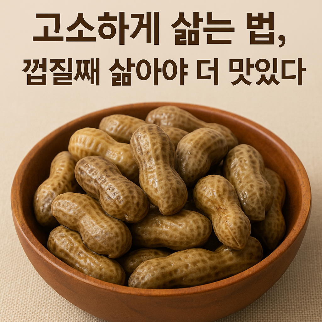 고소하고 부드럽게 삶는 땅콩, 실패 없는 삶는 법 완전 정리