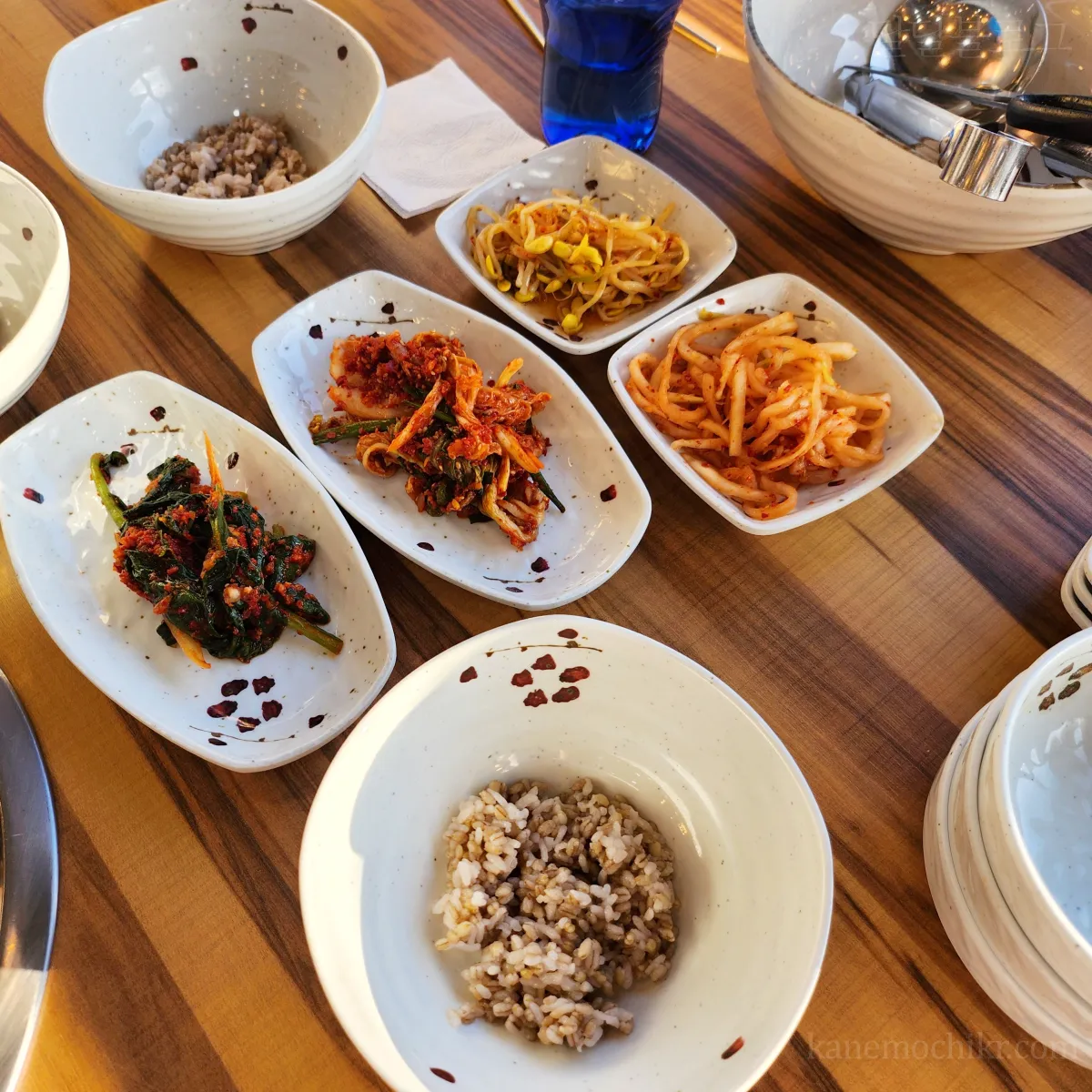 정가네해물-손칼국수-기본반찬