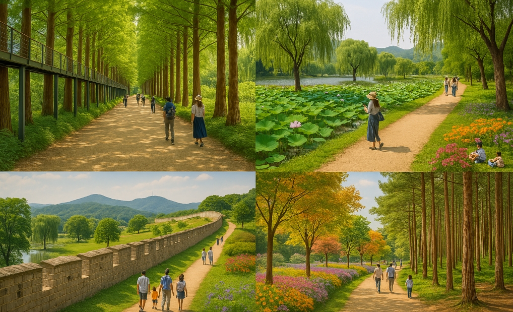 충청도 힐링 산책로 베스트 20