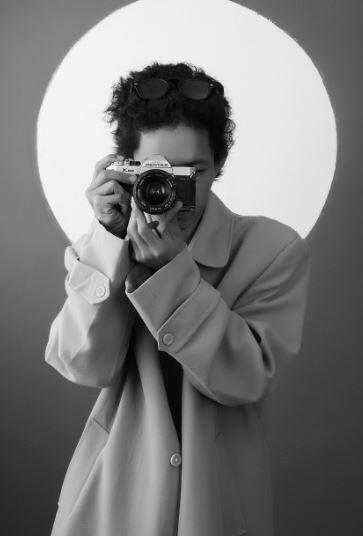 여성 울코트 패션 예시 사진