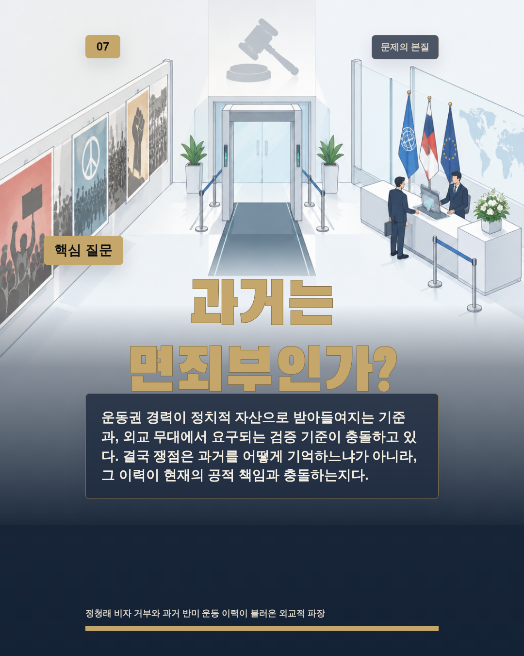 과거는 면죄부인가?