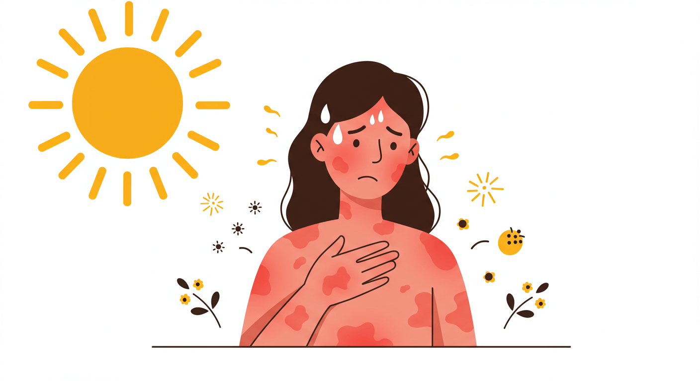 &quot;여름 피부질환과 예방&quot;에 대한 이미지입니다.