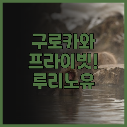 루리노유 구로카와 온천 프라이빗한 개..
