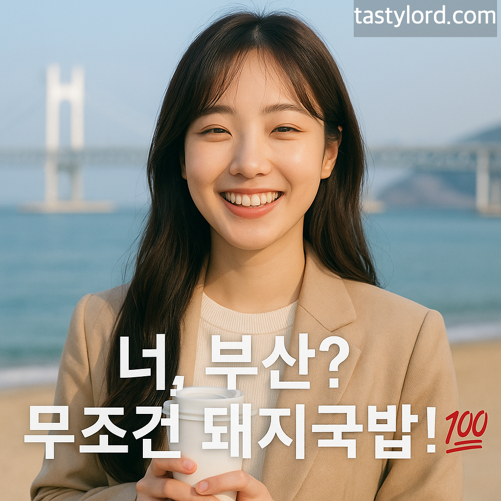 부산? 무조건 돼지국밥이지! 💯