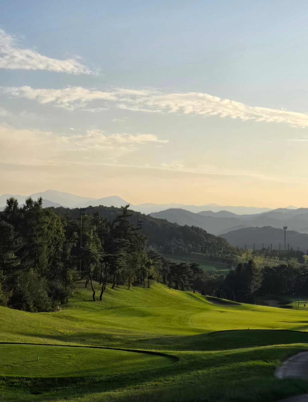 해넘어가는 코스전경
