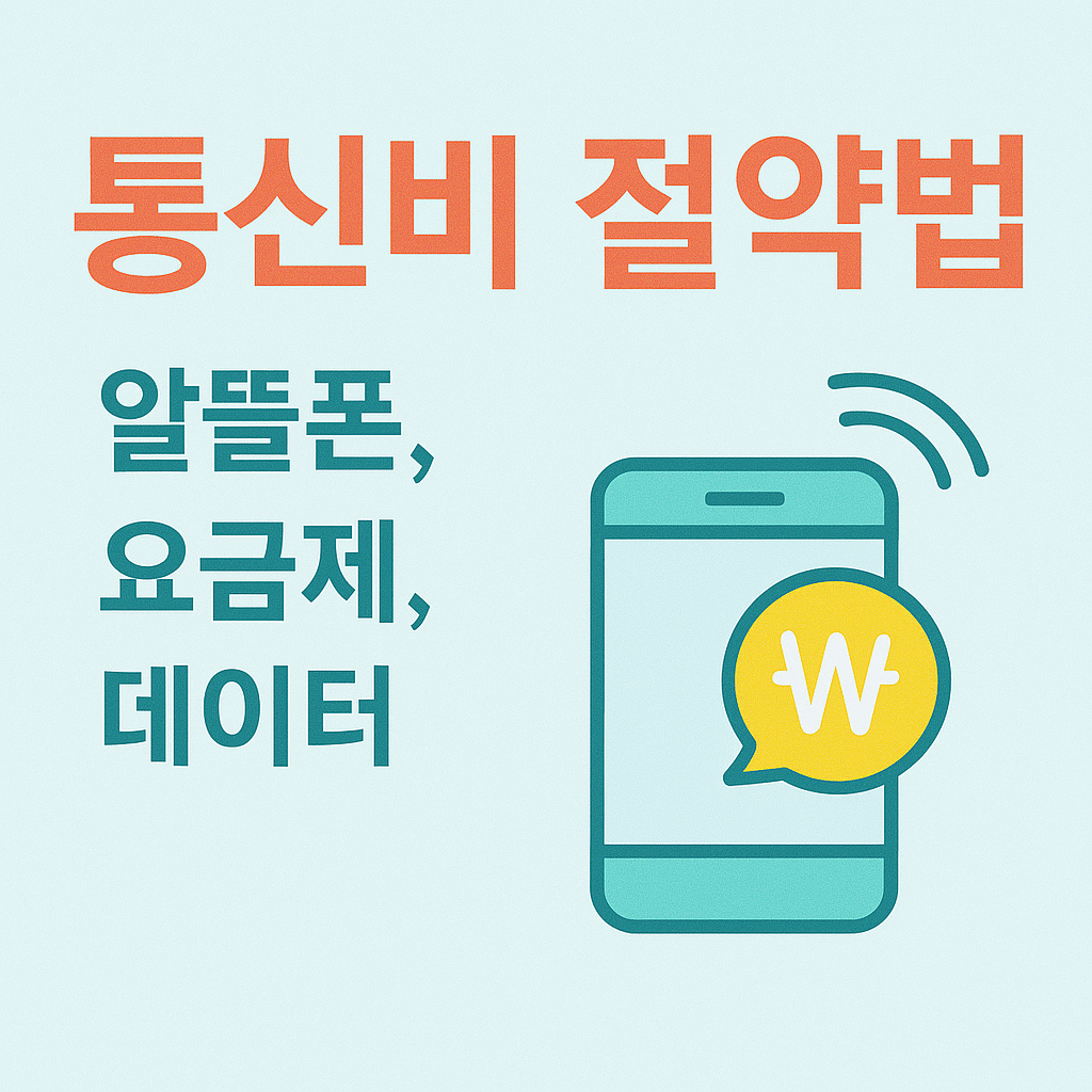 2025 통신비 절약법 (알뜰폰, 요금제, 데이터)