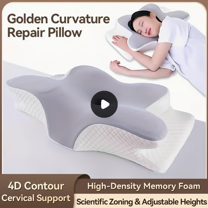 나비 모양 메모리폼 베개